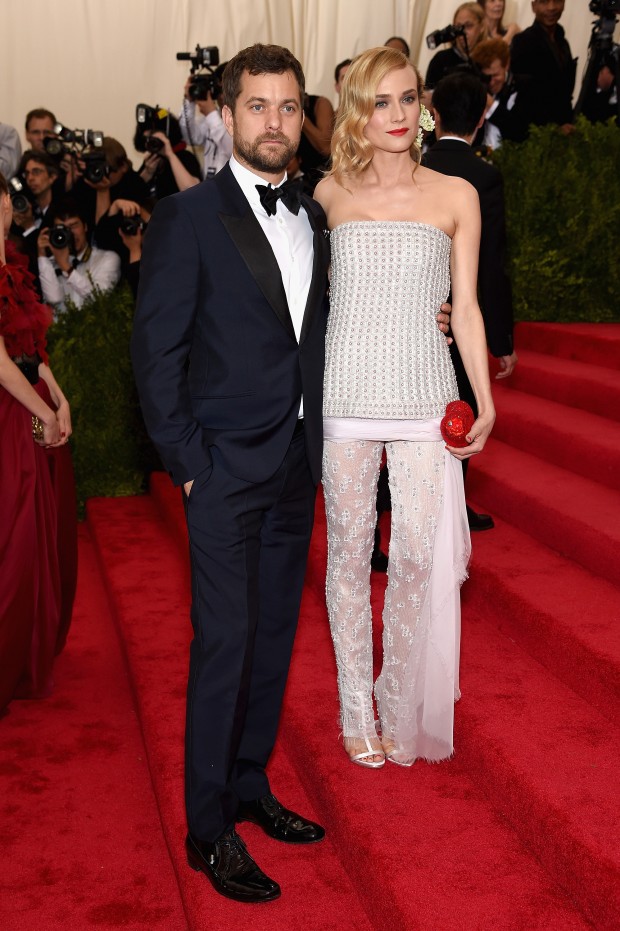 NEW YORK, NY - MAY 04:  Joshua Jackson (L) and Diane Kruger attend the "China: Through The Looking Glass" Costume Institute Benefit Gala at the Metropolitan Museum of Art on May 4, 2015 in New York City.  (Photo by Dimitrios Kambouris/Getty Images)