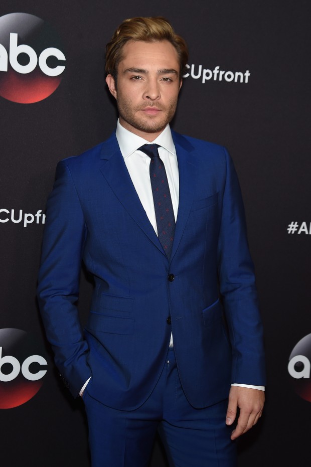 NEW YORK, NY - MAY 12:  Actor Ed Westwick attends the 2015 ABC Upfront at Avery Fisher Hall, Lincoln Center on May 12, 2015 in New York City.  (Photo by Jamie McCarthy/Getty Images)
