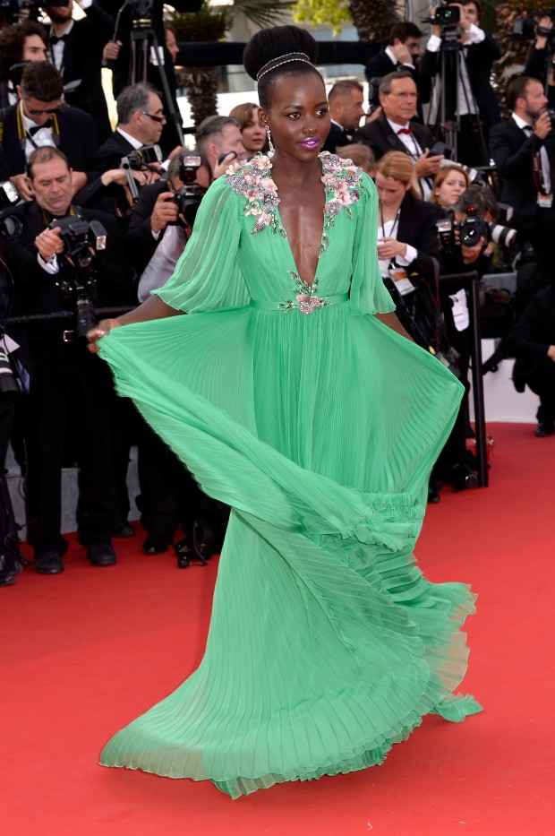 CANNES, FRANCE - MAY 13:  Actress Lupita Nyong'o attends the opening ceremony and premiere of "La Tete Haute" ("Standing Tall") during the 68th annual Cannes Film Festival on May 13, 2015 in Cannes, France.  (Photo by Pascal Le Segretain/Getty Images)