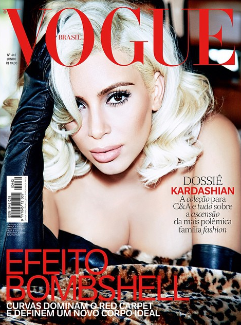 kim kardashian vogue brasil