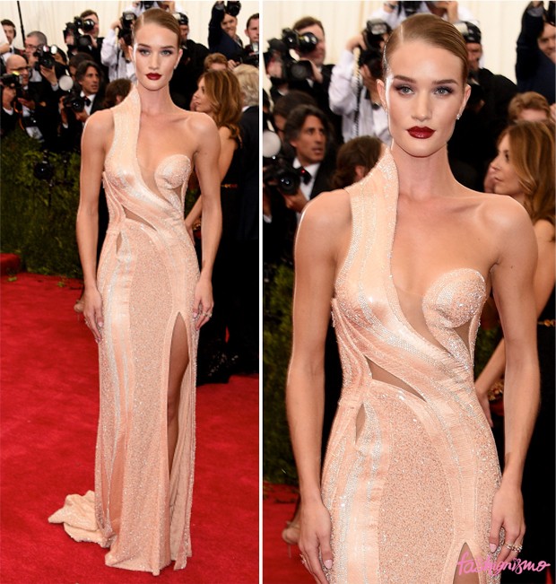 rosie huntington whiteley met gala