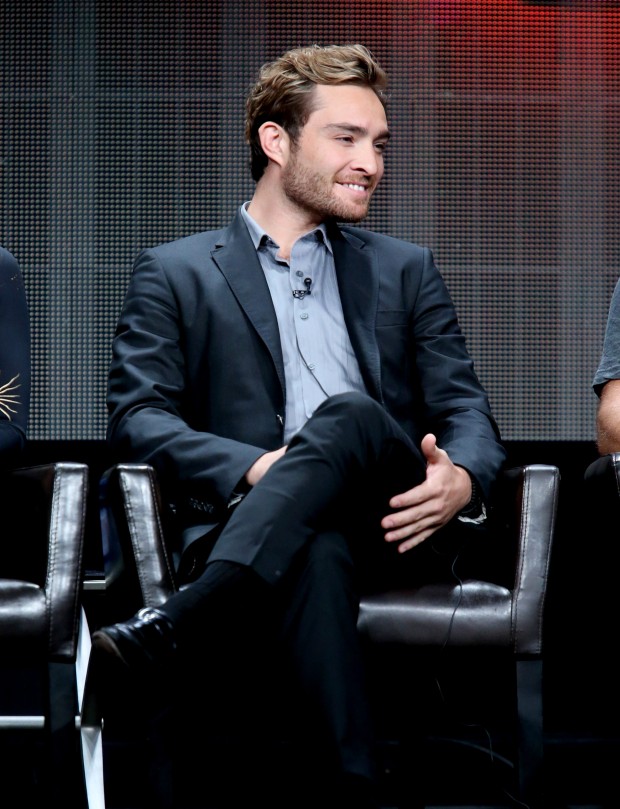 speaks onstage during the 'Wicked City' panel discussion at the ABC Entertainment portion of the 2015 Summer TCA Tour at The Beverly Hilton Hotel on August 4, 2015 in Beverly Hills, California.