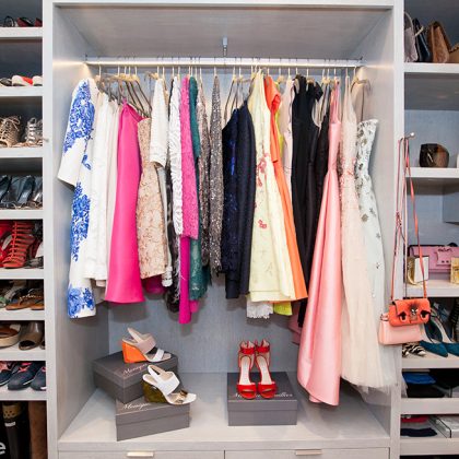 O CLOSET DA ESTILISTA MONIQUE LHUILLIER