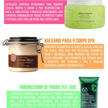 FAVORITOS THE BODY SHOP PRO NATAL E O ANO TODO!