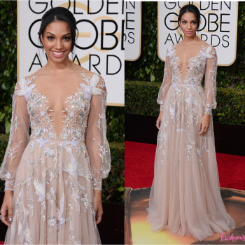 GOLDEN GLOBE 2016: CORINNE FOXX
