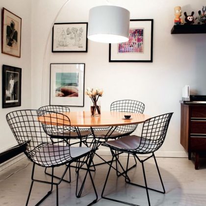SALA DE JANTAR COM MESA REDONDA