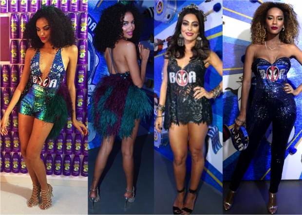 looks famosas carnaval