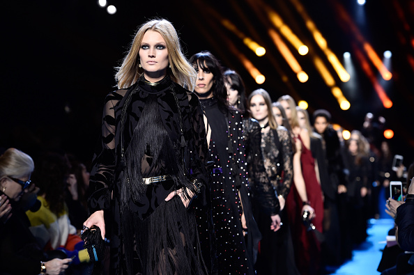 PARIS, FRANCE - MARCH 05: Models walk the runway during the Elie Saab show as part of the Paris Fashion Week Womenswear Fall/Winter 2016/2017 on March 5, 2016 in Paris, France.  (Photo by Pascal Le Segretain/Getty Images)