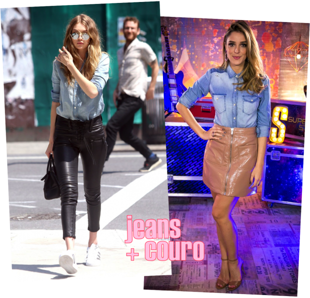 Look Jeans Couro