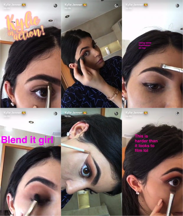 tutorial makeup kylie jenner