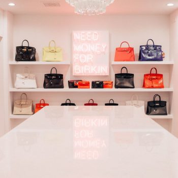 O closet – de Birkins! – da Kris Jenner