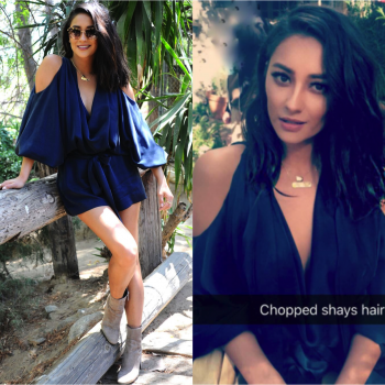 O novo corte de cabelo – truqueiro! – da Shay Mitchell