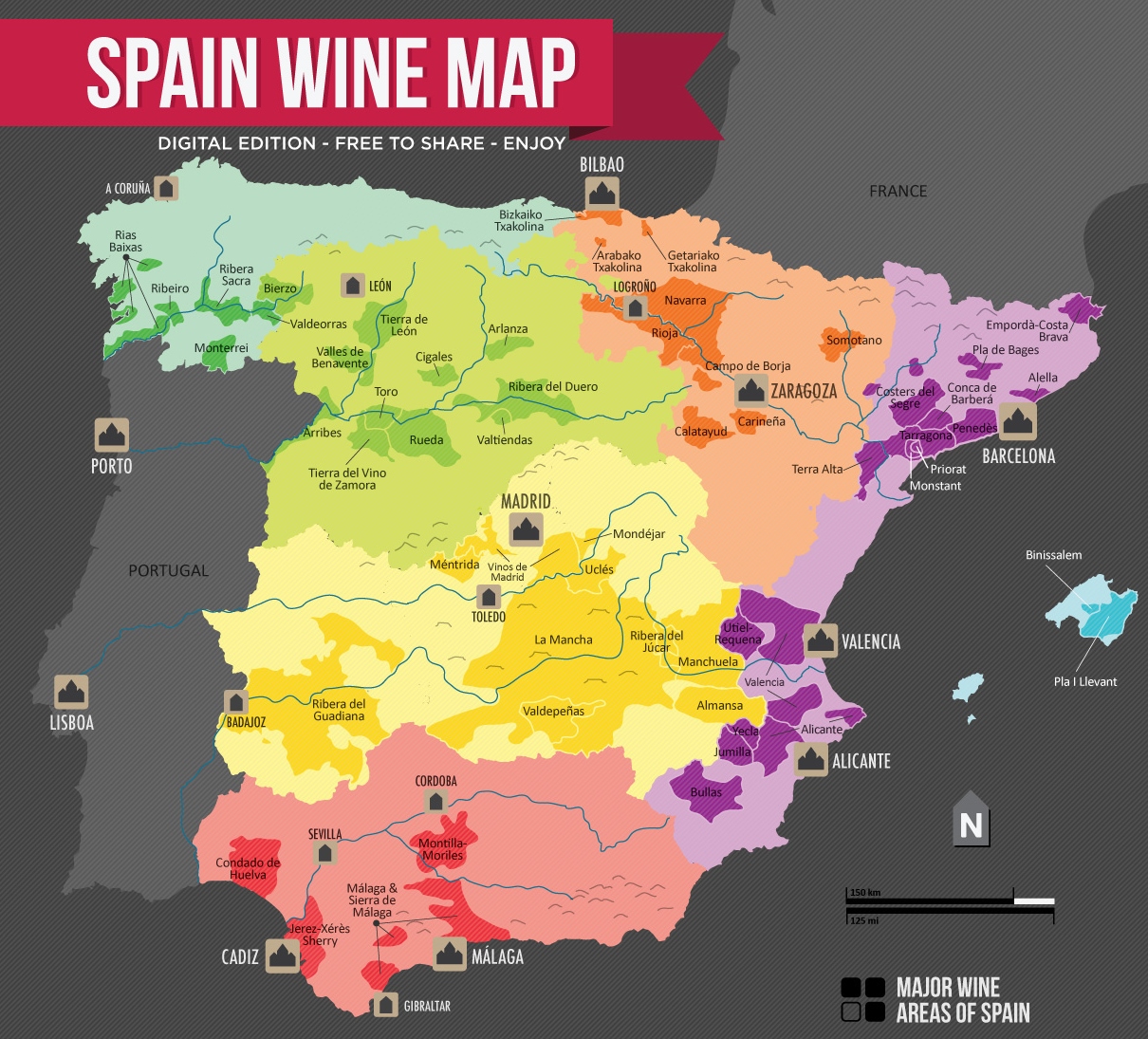 spainwineregionmapwinefolly Fashionismo