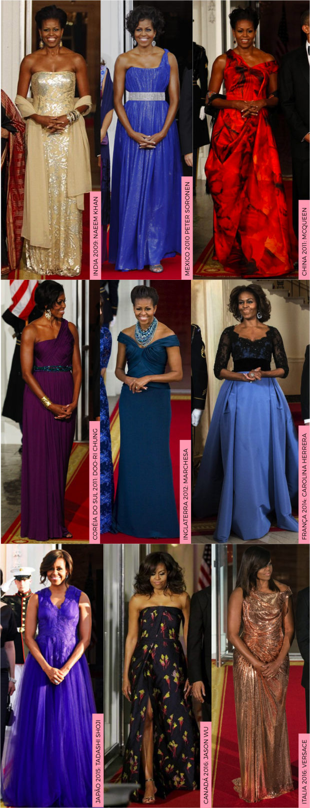 michelle Obama vestido