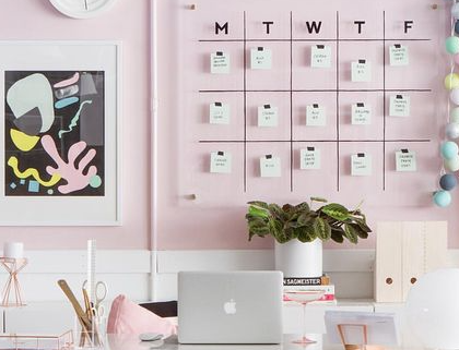Tendência decorativa: Calendário de acrílico