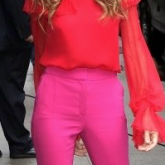 Colorblocking com rosa (vai bem com tudo)!