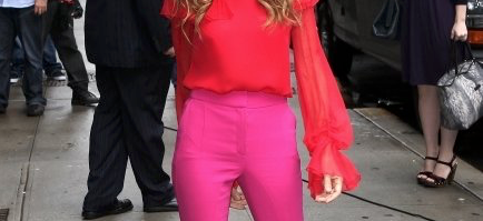 Colorblocking com rosa (vai bem com tudo)!