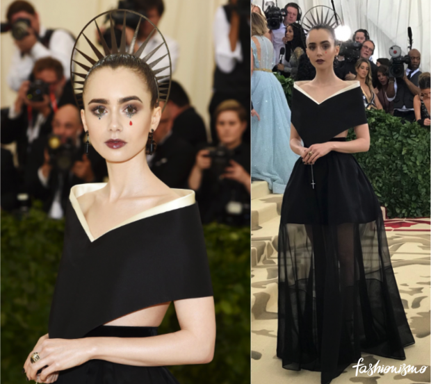 Baile do Met 2018: Lily Collins