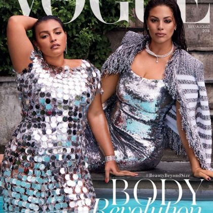 2 x Ashley Graham na capa da Vogue e da Bazaar!