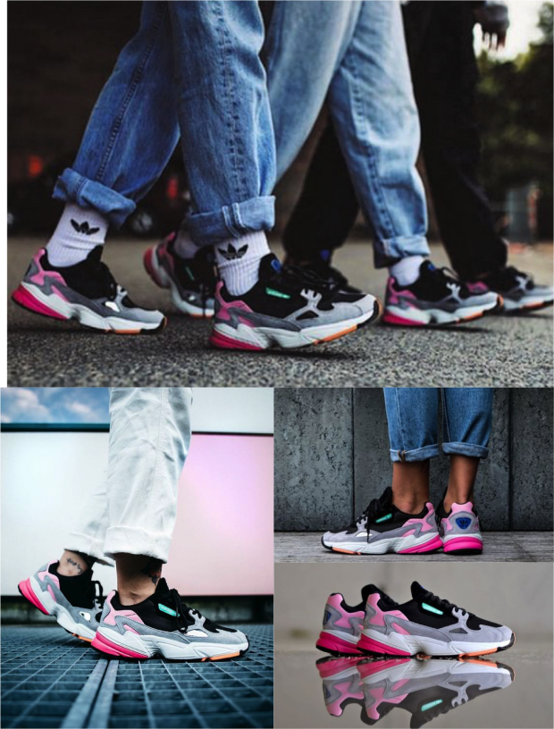 tenis adidas falcon kylie jenner