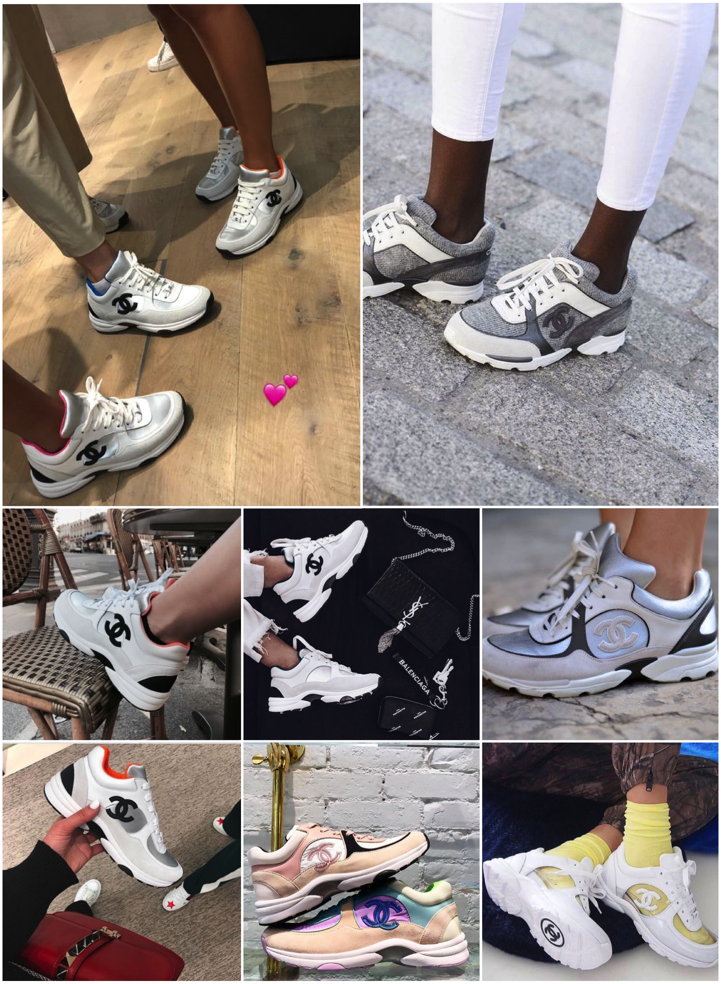 TENIS-CHANEL-SNEAKER - Fashionismo