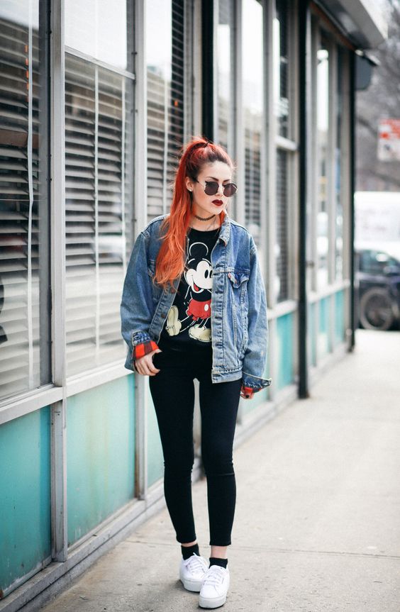 Mickey look blusa estilo