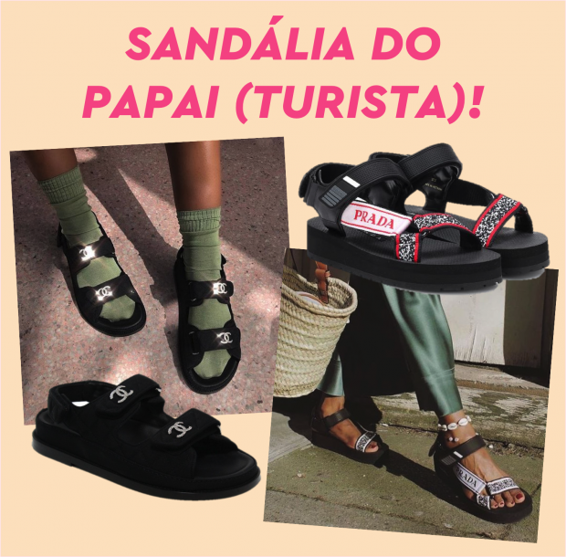 sandália turista papai