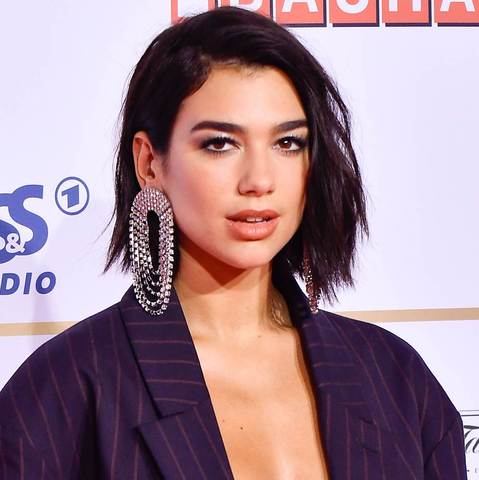 dua lipa cabelo bicolor