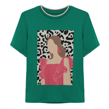 T-Shirt Onça Verde – Shoulder