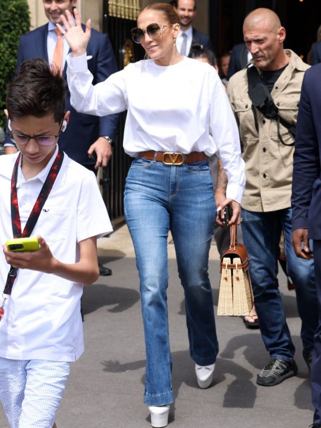 Os looks de Jennifer Lopez em Paris